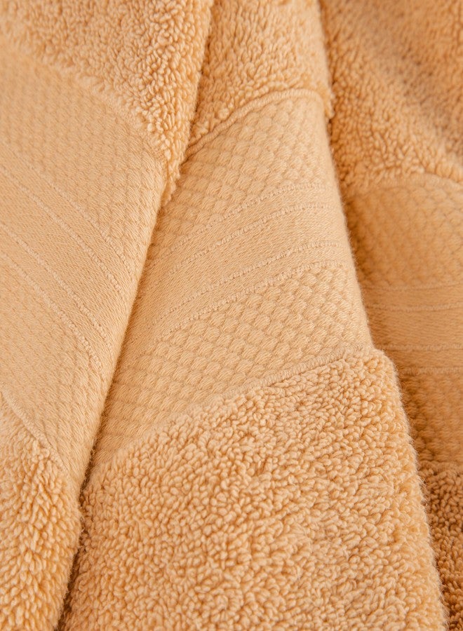 Superior Bathroom Accessories Bath Towel Set, 6 PC, Hazlenut - Image 3