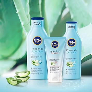 Nivea NIVEA SUN After Sun Sensitive SOS Cream Gel 175 ml Cooling After Sun Gel with Skin Soothing Effect Skin Gel with Organic Aloe Vera and Antioxidants for Sensitive Skin  - Image 4