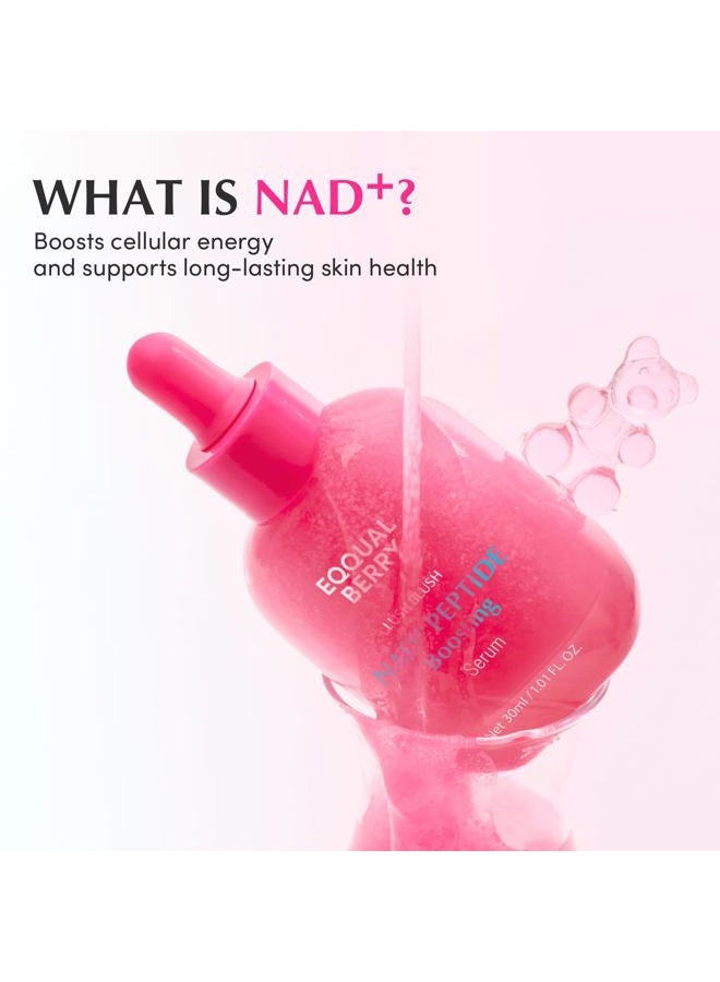eqqualberry سيروم سموذي معزز للببتيد NAD+ – عناية بالبشرة الكورية المضادة للشيخوخة مع 5 سيراميدات وكولاجين نباتي، سيروم مرطب مضاد للأكسدة للثبات، التجاعيد والتألق (1.01 أونصة / 30 مل) - Image 5