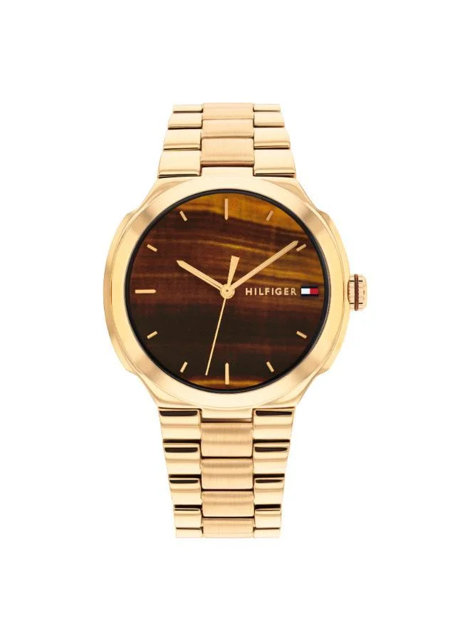 Tommy Hilfiger Ionic Plated Thin Gold Steel Quartz Basic Watch