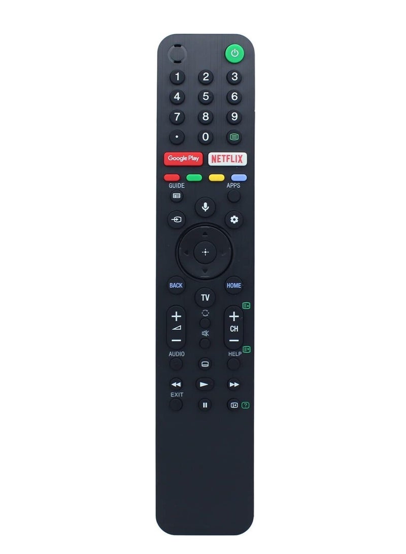 ELTRAZONE RMF-TX500P Voice Remote Control Replacement for Sony Smart TVs – Compatible with KD-43X7400H, KD-55X7400H, KD-65X7400H, KD-43X7500H, KD-55X7500H, KD-65X7500H, and More – Easy Pairing & Voice Command Support - Image 1