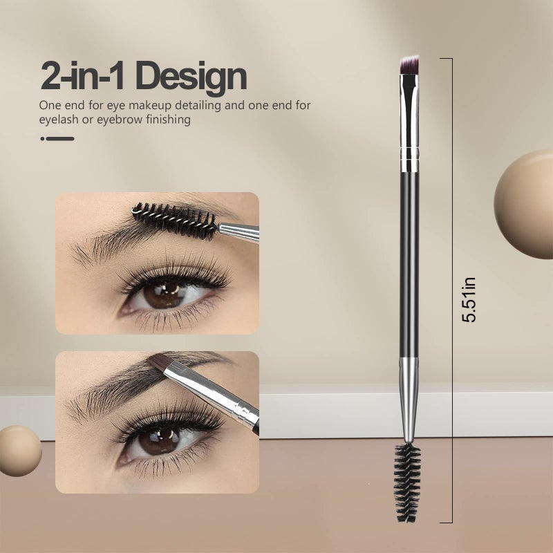 SWEET VIEW Eyebrow Brush Eyelash Separator Brow Comb & Lash Spoolie Professional Eye Makeup Tools (3 Pieces Set) - Image 5