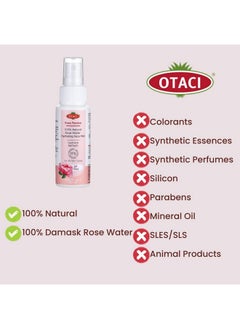 OTACI Rose Passion 100% Natural Rose Water Hydrating Face Mist Spray Rosewater Face Mist Facial Hydrating Natural Skin  - Image 2