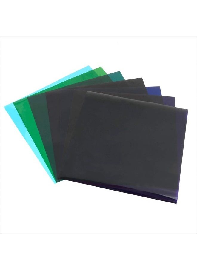 Selens - 20pcs Color Gel Filter for Lighting Effect, 10x10 Inches Photography Color Correction Kit for Photo Video Studio, 20 Assorted Colors, Lighting Filters Transparent Color Sheet Filter Sheet Gels - Image 1