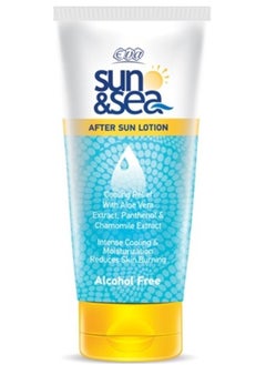 Sun & Sea Lotion 150 ml Cooling Relief with Aloe Vera Extract, Panthenol & Camomile Extract Intense Cooling & Moisterization Reduces Skin Burning