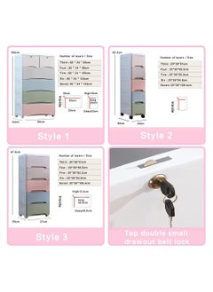 Cool Baby COOLBABY Plastic Cabinet 6 Drawers Storage Dresser ( Pink )  - Image 4