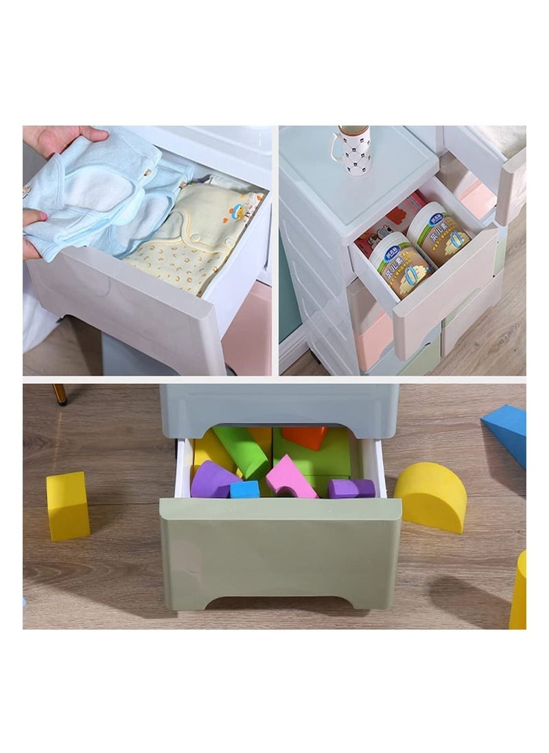 Cool Baby COOLBABY Plastic Cabinet 6 Drawers Storage Dresser ( Pink )  - Image 5