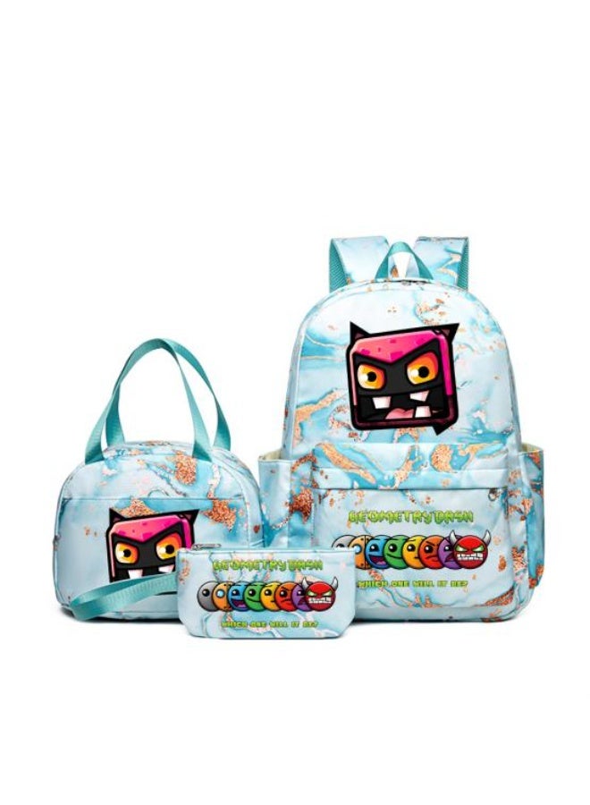 General Vibrant cartoon print bag combination! Lightweight design + large-capacity partition | Fully adapted for children/student/outdoor sports - 324  - Image 1