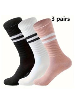 3 Pairs Pilates Socks with Grips for Women, Yoga Barre Socks, Non-Slip Socks for Workout Athletic Socks - pzsku/Z0B73DB1AE6410A8F58BDZ/45/_/1723304876/a2d1cac2-1371-4adb-ae19-194ef7935979