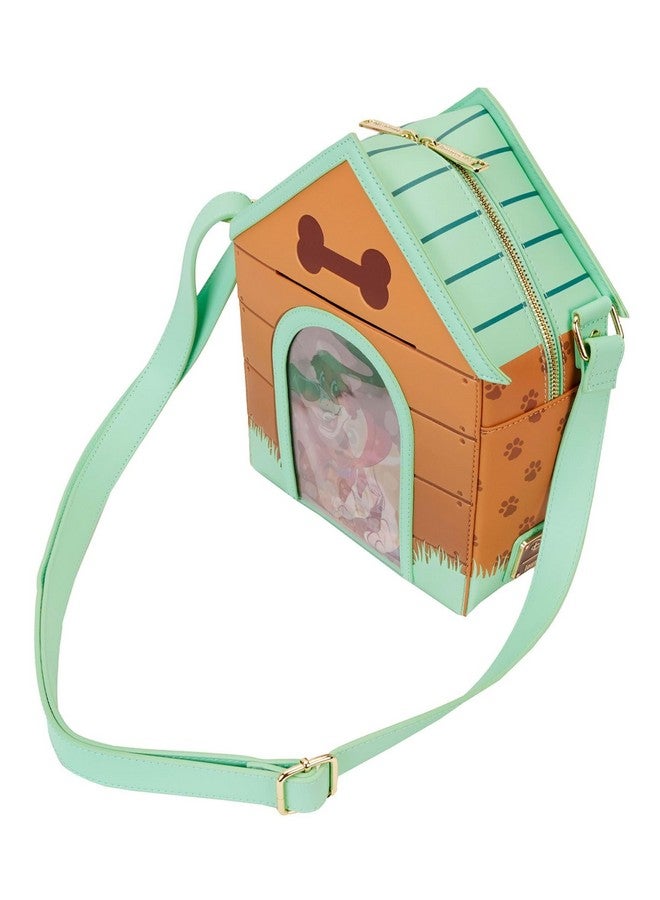 Loungefly I Heart Disney Dogs Dog House Triple Lenticular Figural Crossbody Bag - Image 4