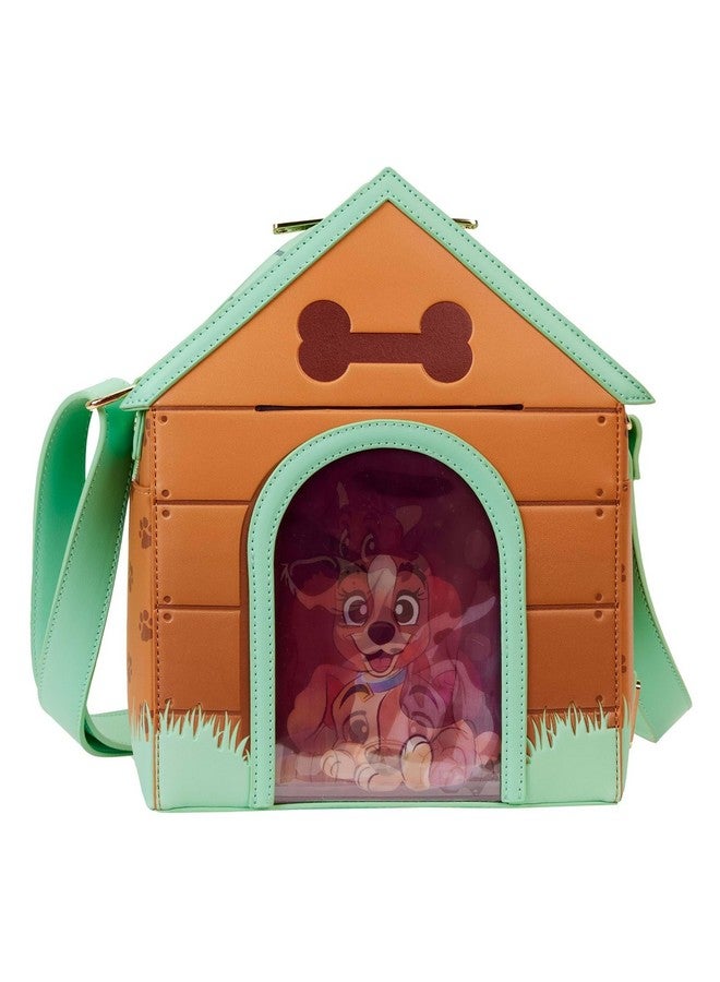 Loungefly I Heart Disney Dogs Dog House Triple Lenticular Figural Crossbody Bag - Image 2
