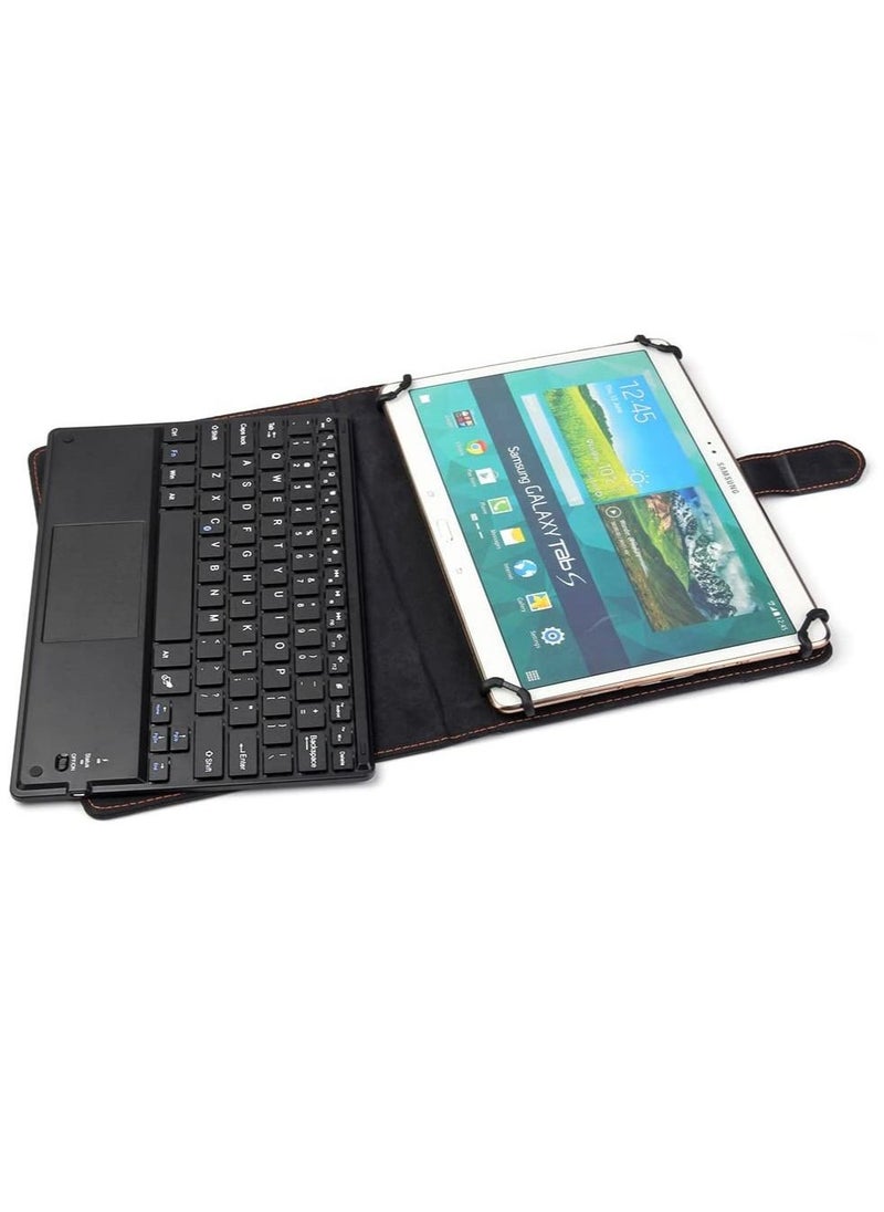 Generic - Keyboard Case for Lenovo Tab P11 Lenovo Pad Plus 11-inch Universal 10 Inch to 11 Inch Tablet Keyboard Folio Case Bluetooth Keyboard - Image 1