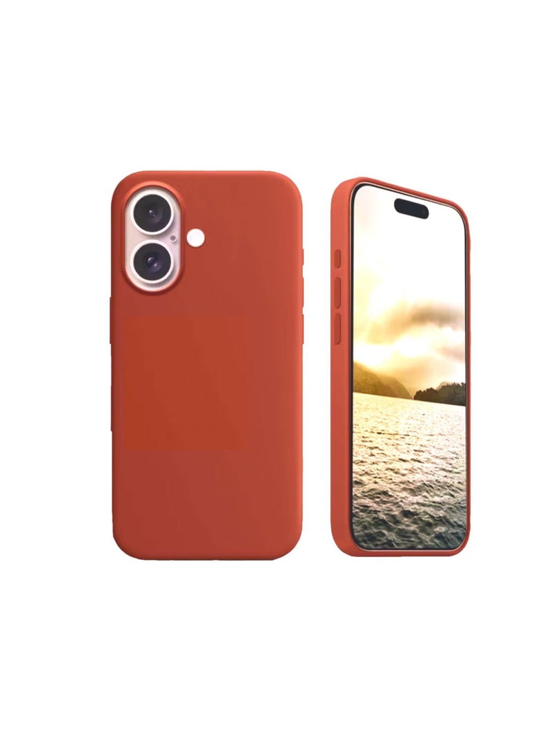 Liquid Silicone Case for iP 16 – Soft Touch, Shockproof, Anti-Scratch Protective Phone Cover with Microfiber Lining – Full-Body Protection - Image 2