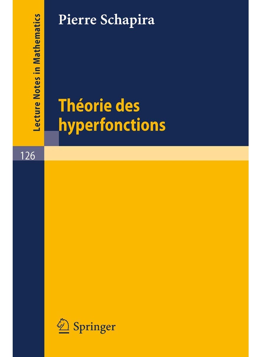 Theories Des Hyperfonctions 