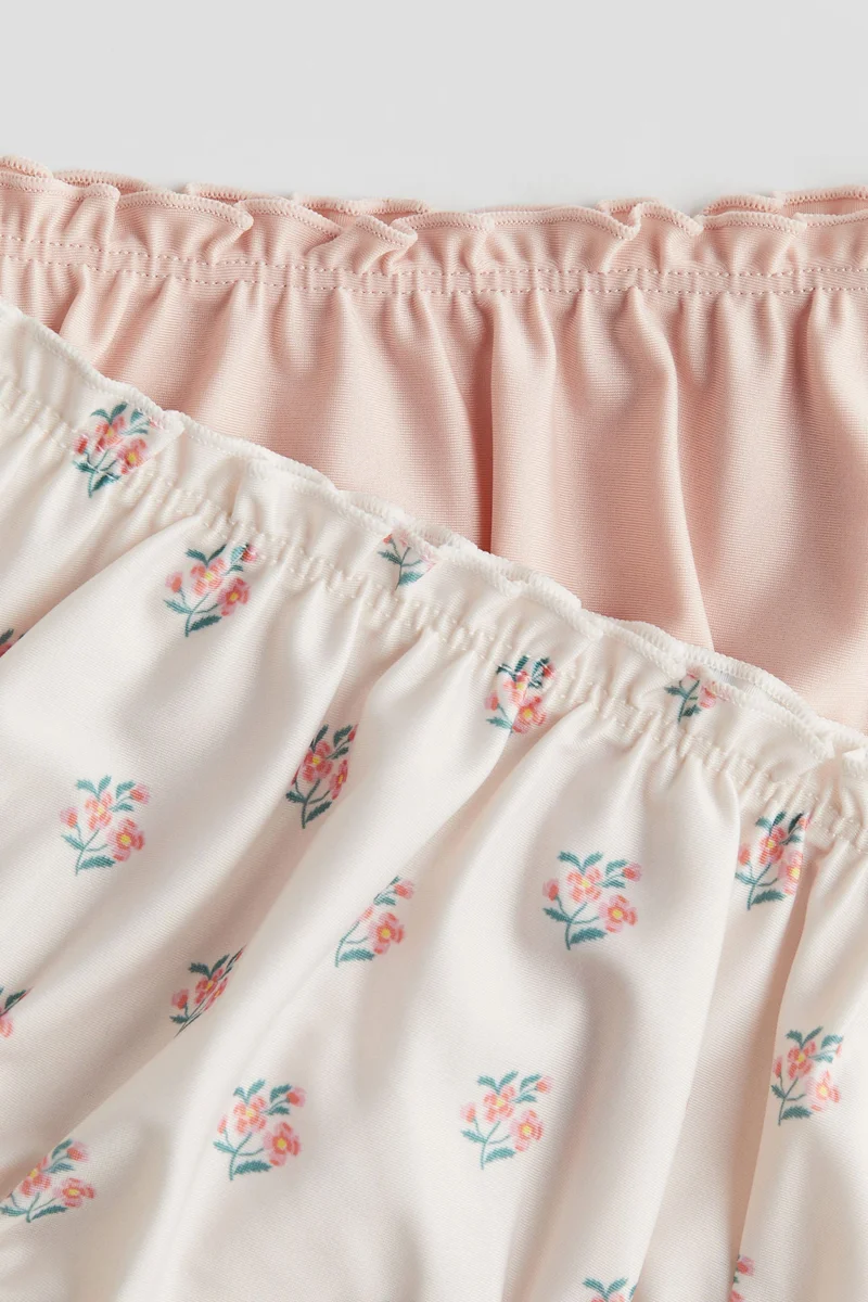 H&M 2-Pack Frill-Detailed Swim Pants