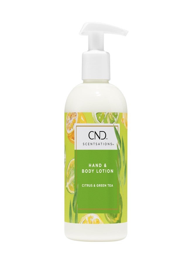 CND Scentsations Hydrating Hand & Body Lotion, Lotion for Dry Skin, Moisturizing Formula for Healthier, Softer Skin, Nice Scented, Citrus & Green Tea, 8.3 Fl Oz - Image 1