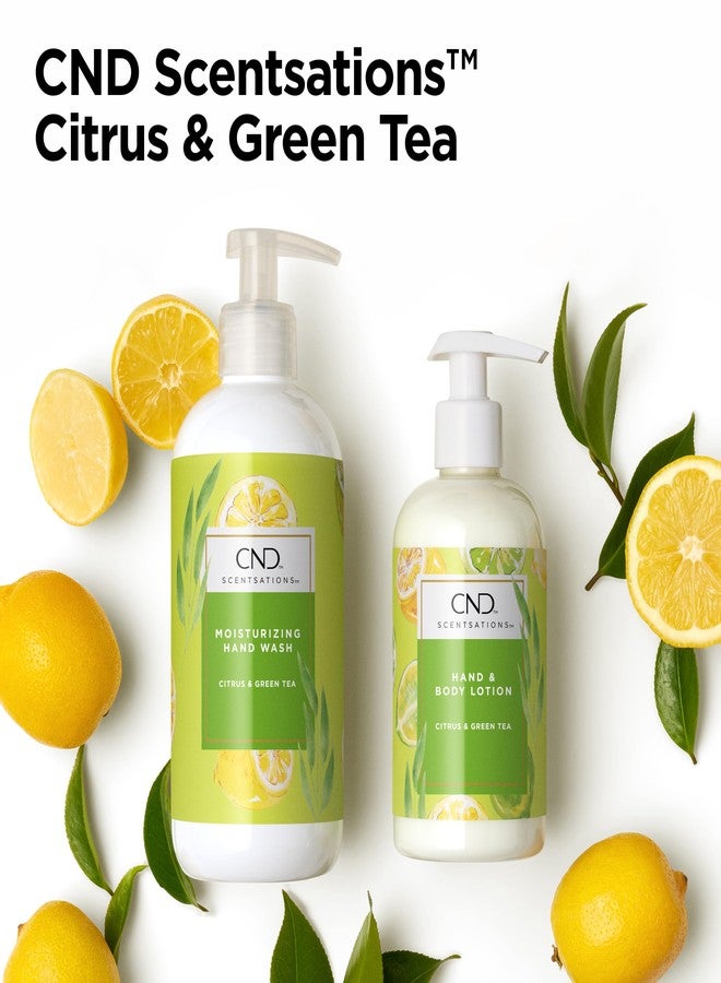 CND Scentsations Hydrating Hand & Body Lotion, Lotion for Dry Skin, Moisturizing Formula for Healthier, Softer Skin, Nice Scented, Citrus & Green Tea, 8.3 Fl Oz - Image 4