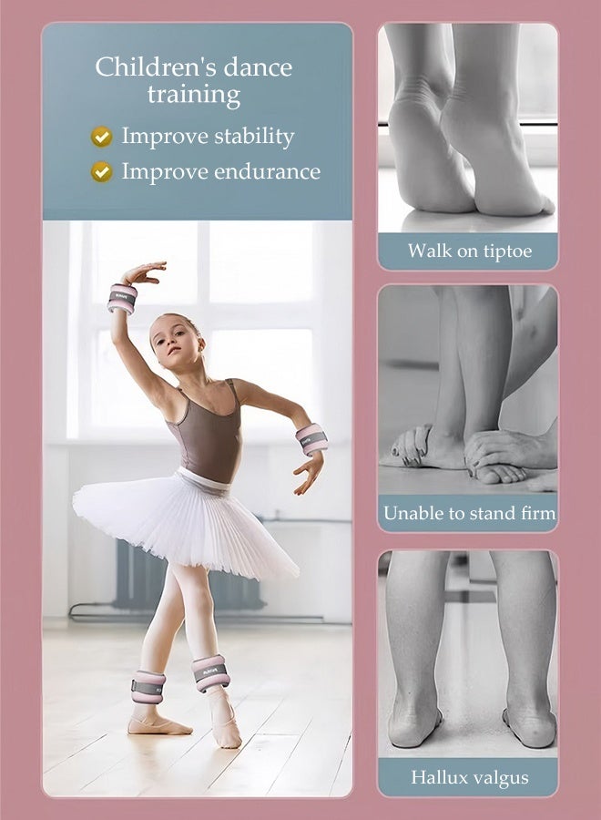 DUNISO 2Pcs Sand Weight Bag Strength Training Weight Set Adjustable Strap Sand Weight Bag for the Arms Feet Ankle Weight Wrist Weight Straps for Gymnastics, Aerobics, Physical Therapy, Gym Exercise - Image 4