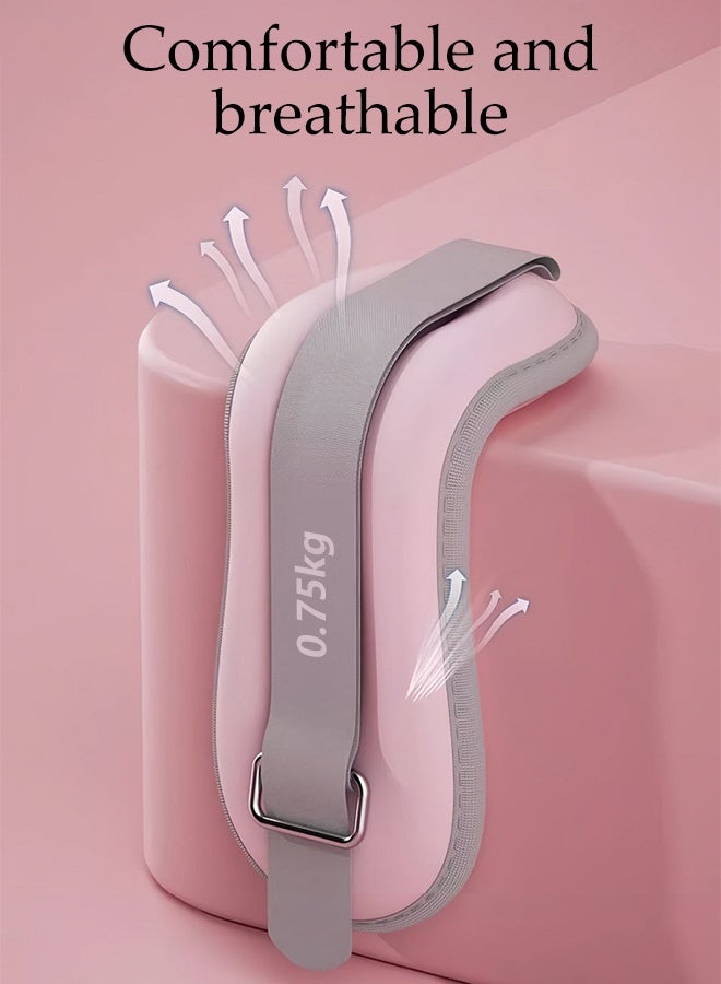 DUNISO 2Pcs Sand Weight Bag Strength Training Weight Set Adjustable Strap Sand Weight Bag for the Arms Feet Ankle Weight Wrist Weight Straps for Gymnastics, Aerobics, Physical Therapy, Gym Exercise - Image 2