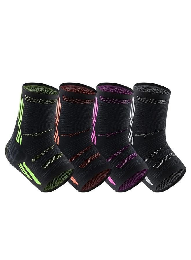 Green M Elastic Ankle Brace Support for Running Basketball Sports Men Women - Image 4
