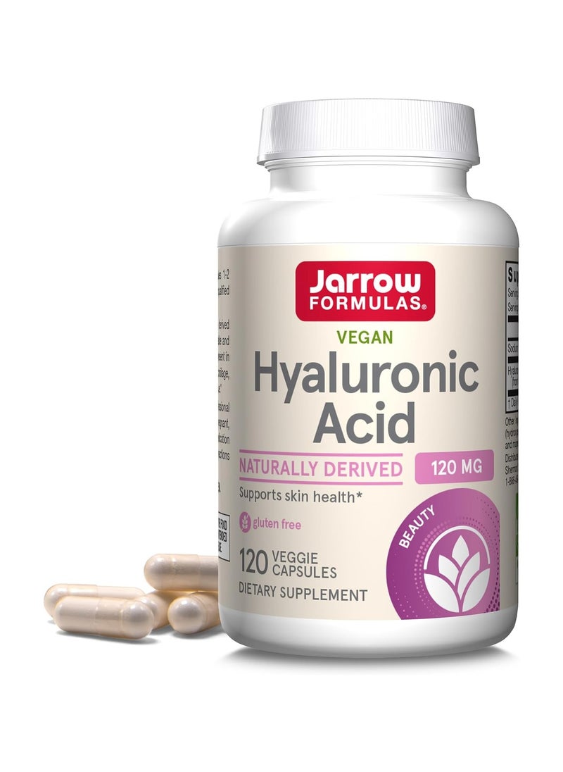 jarrow formulas Vegan Hyaluronic Acid 120 Mg 60 Veggie Capsules 60 Mg Per Capsule 