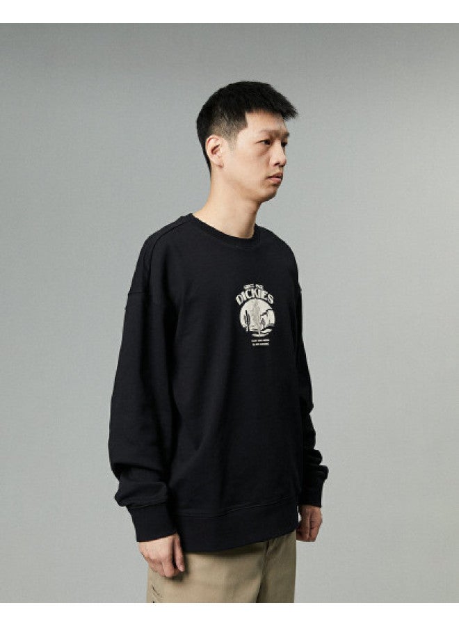 Dickies Everyday Graphic Print Casual Crewneck French Terry American Sweatshirt For Men And Women - Image 1