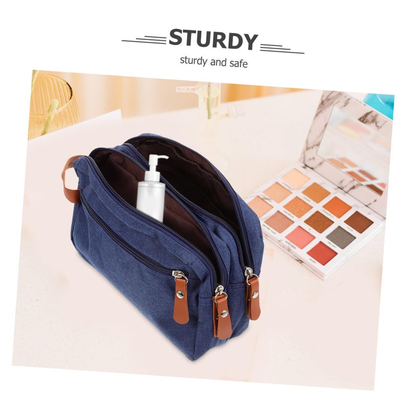 Large Travel Toiletries Bag For Men High Capacity Portable Wash Organizer For Cosmetics Storage - Image 5