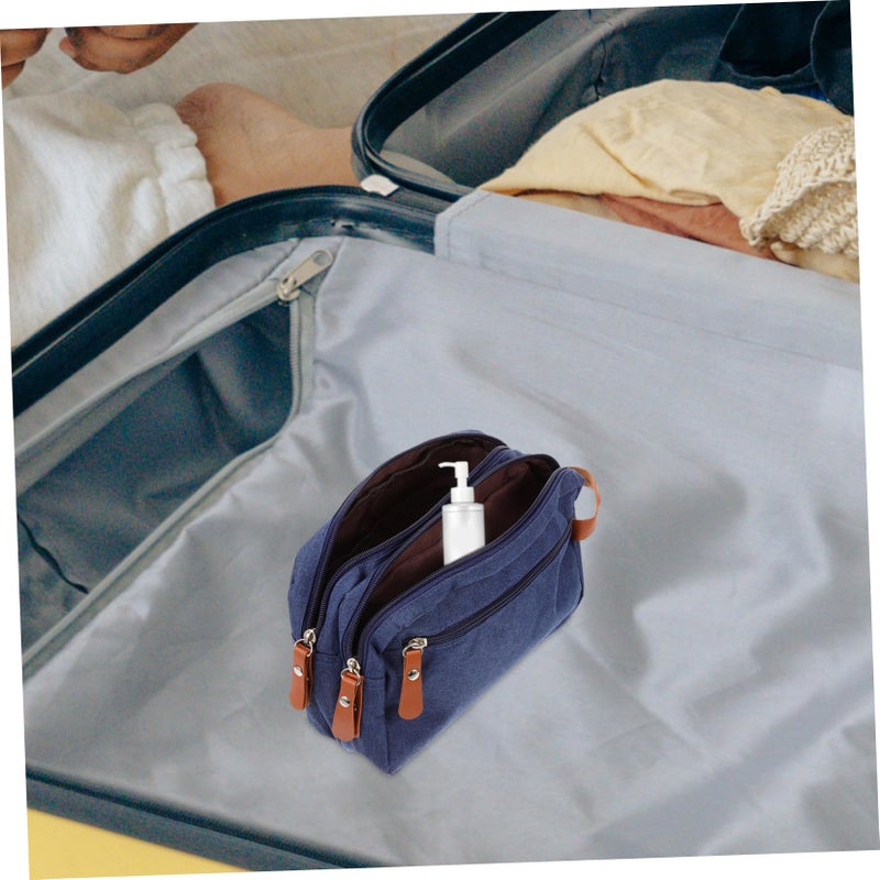 Large Travel Toiletries Bag For Men High Capacity Portable Wash Organizer For Cosmetics Storage - Image 4