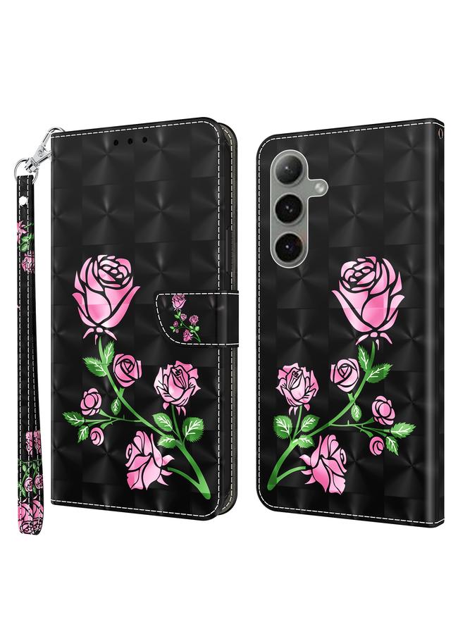 اس-توب جراب لهاتف Samsung Galaxy S24+ 5G، جراب جلدي ثلاثي الأبعاد مطلي - Image 1