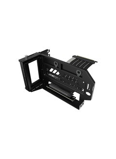 طقم حامل وحدة معالجة الرسوميات الرأسي Cooler Master V3، لهيكل الكمبيوتر E-ATX/ATX/mATX وأجهزة PCI-E 4.0، حامل بطاقة فيديو معياري قابل للتعديل، دعامة فولاذية سميكة من SGCC، كابل رفع 165 مم متضمن - أسود