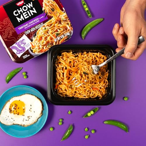 Nissin Chow Mein Noodles, Teriyaki Chicken, 4 Ounce (Pack of 8) - Image 3