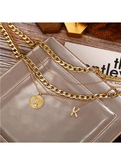 Gold Layered Necklaces For Women Trendy Balloon Initial Pendant Necklace Dainty Chunky Chain Choker Necklaces Jewelry Birthday Gifts (K, Gold) - pzsku/Z0B74C3861EB28F622F7BZ/45/_/1735816831/283f2cde-4b93-4722-ba37-6ff0cce1be7f