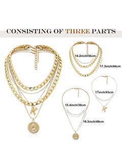 Gold Layered Necklaces For Women Trendy Balloon Initial Pendant Necklace Dainty Chunky Chain Choker Necklaces Jewelry Birthday Gifts (K, Gold) - pzsku/Z0B74C3861EB28F622F7BZ/45/_/1735816842/83e12a1c-8b75-4b2e-844b-4bf94707954f