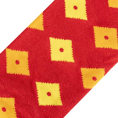 Odd Sox - Cheez It Crackers Crew Socks - Funny Food-Themed Novelty Socks - Size Large for Men & Women - Cool Snack Design Merch - Comfy Cotton Blend - Cozy Gift for Snack Lovers, Birthdays, Holidays - Image 4