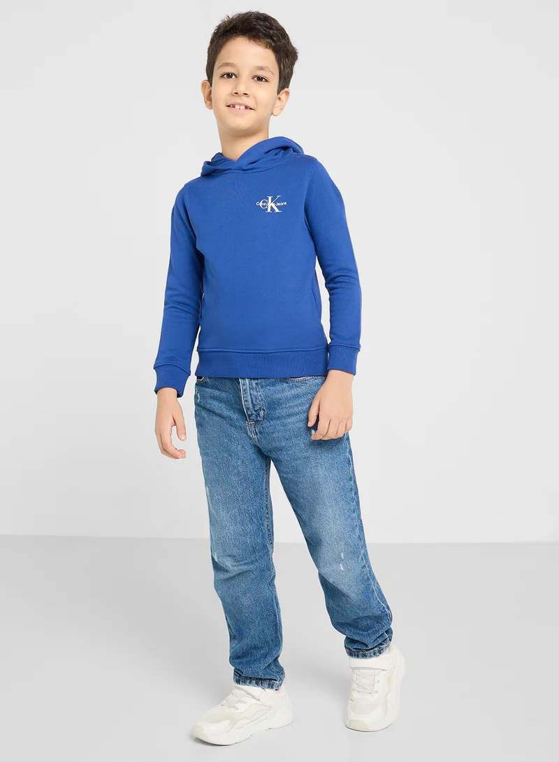 كالفن كلاين جينز Kids Monogram Hoodie