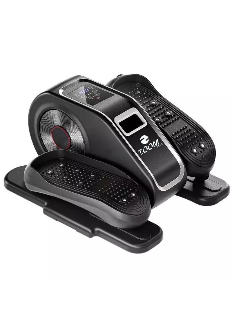 Zoom Plus - Zoom Plus Elliptical Machine, Electric Seated Pedal Exerciser, Mini Ellipse Leg Exerciser with Remoter, 12 Level Speeds, Forward & Reverse Direction, Manual & Auto Mode for Home Office - Image 1
