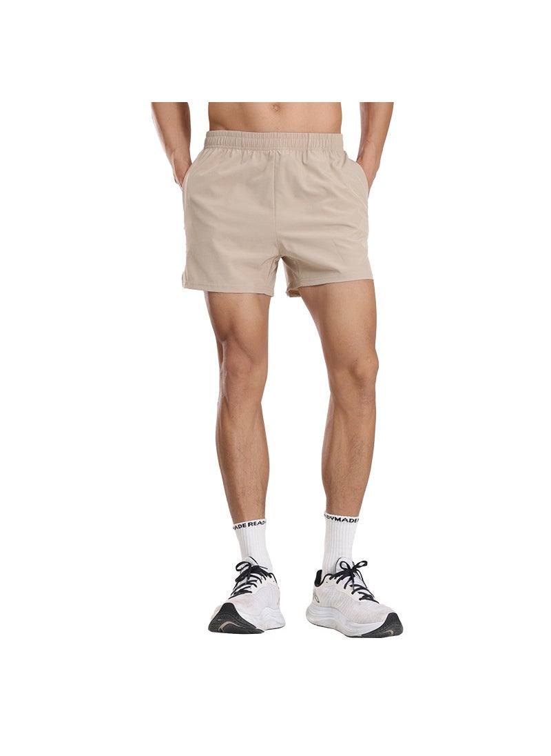 Quick-Dry Running Shorts Breathable Fitness Army Green  - Image 2