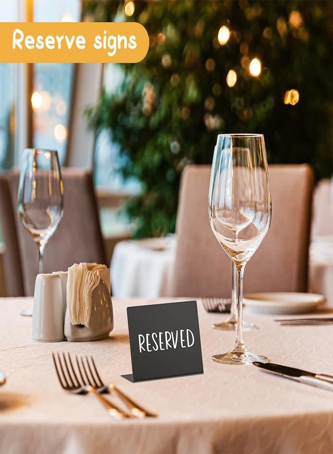 Climberty® 12Pcs Reuseable Price Display Stands 4" x 3" Chalkboard Stand for Displaying Price, Dish Name, with White Marker & Wipe Cloth, Versatile Samll Display Stand for Buffet Party, Bakery - Image 3