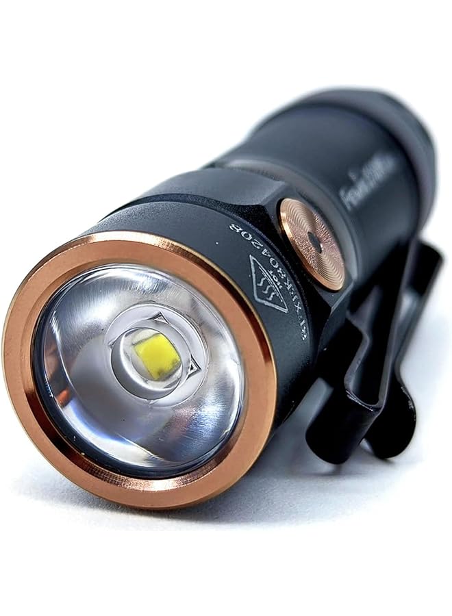 fenix E18R V2.0 Black Special Edition Rechargeable Mini EDC Torch 1200 Lumens 146m 200 Hrs Max Magnetic Tail Cap Bi Directional Body Clip 1 Lumen Moonlight Mode USB C IP68 - Image 4