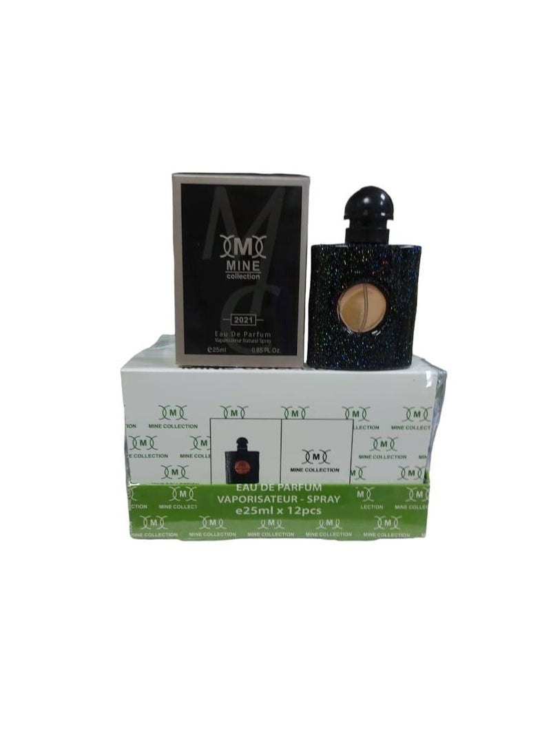 ميني كوليكشن عطر ماين بلاك أوبيوم 12قطعة 25 مل - Image 2