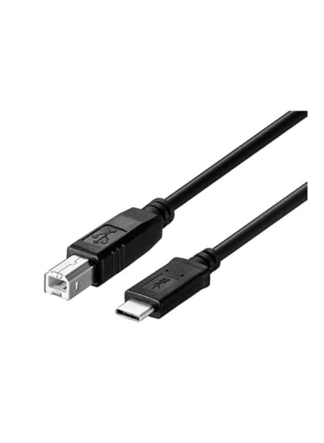 Terabyte كابل طابعة من النوع C متوافق مع MacBook Pro MacBook Air M1 Mac Pro iMac Pro USB C إلى USB B لطابعة الماسح الضوئي لـ HP Canon Brother Epson Samsung Pantum 1.5 M - Image 2