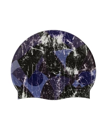 Arena HD Unisex Elastic Silicone Swim Cap for Adults Training Water Sports Fitness Swimming Gear Chlorine Protection Pool Hat for Frequent Use Scratched One Size - Image 1
