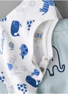 Tiny Hug Baby Boy Animal Print Set  - Image 4