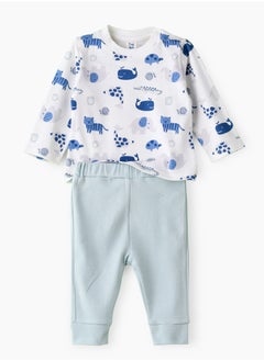 Tiny Hug Baby Boy Animal Print Set  - Image 1