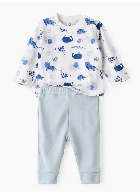 Baby Boy Animal Print Set