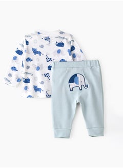 Tiny Hug Baby Boy Animal Print Set  - Image 2
