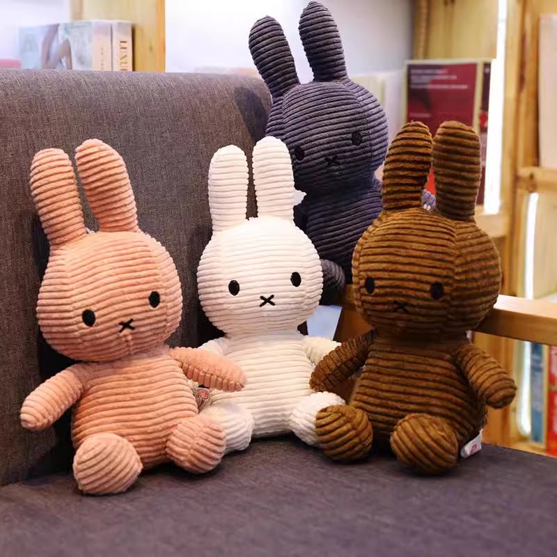 Cute Little Bunny Plush Toy, Soft White Rabbit Doll, Birthday Gift for Girls - Image 1