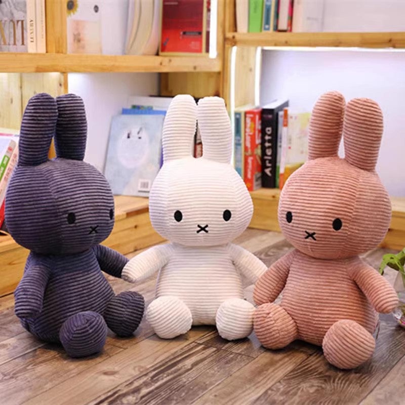 Cute Little Bunny Plush Toy, Soft White Rabbit Doll, Birthday Gift for Girls - Image 2