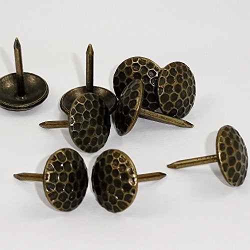 Decotacks® Honeycomb Upholstery Nails/tacks 7/16" - 100 Pcs [Antique Brass Finish], DX5711AB - Image 2