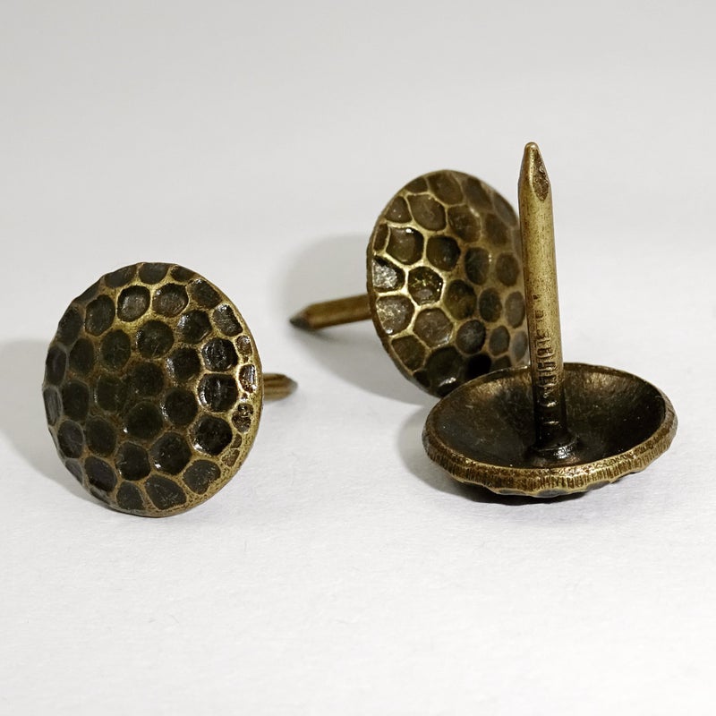 Decotacks® Honeycomb Upholstery Nails/tacks 7/16" - 100 Pcs [Antique Brass Finish], DX5711AB - Image 3